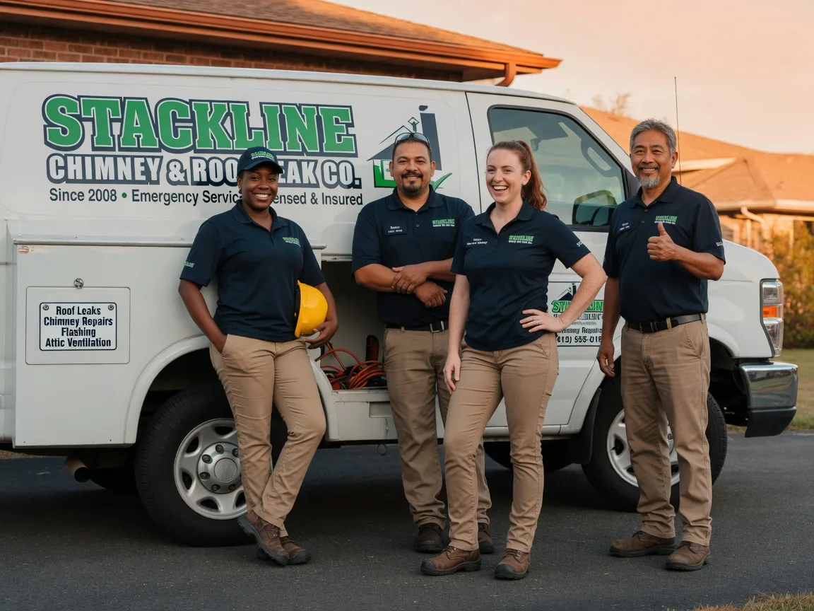 Chimney flashing repair company in Sharon, MA